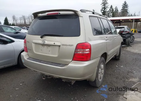 2003 Toyota Highlander V6 из США, поврежденный, VIN JTEHF21A030108414